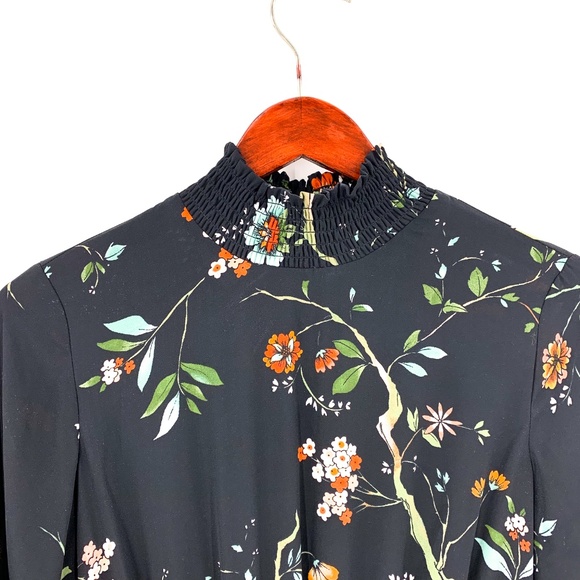 Nanette Lepore Mock Neck Long Sleeve Midi Dress - Picture 5 of 8